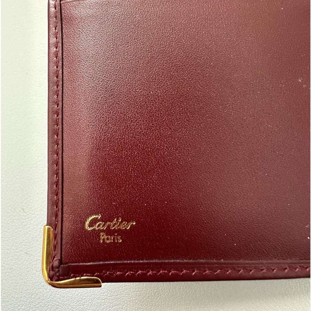 Must De Cartier Leather Bifold Long Wallet - Picture 10 of 13